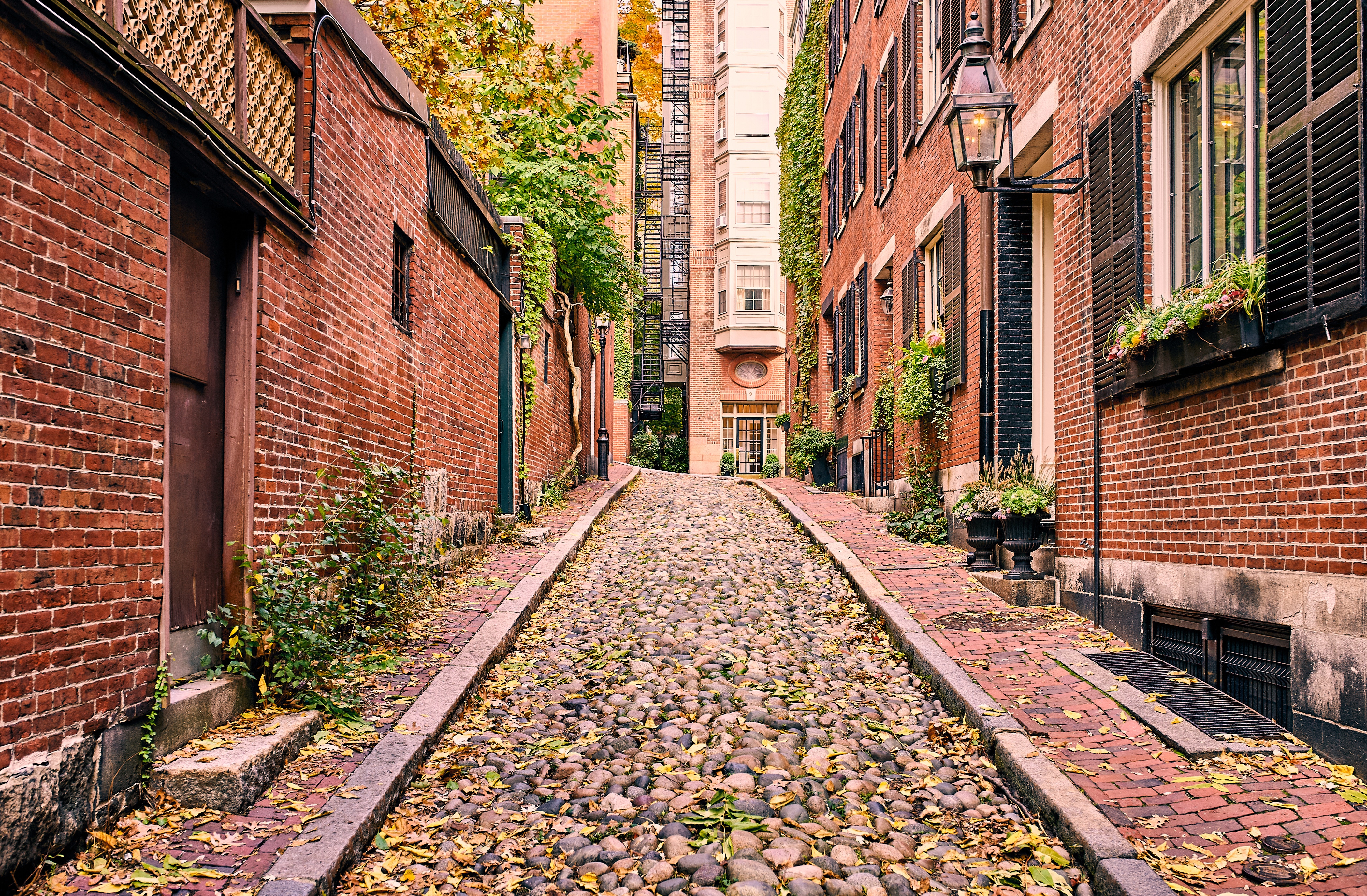 Fall in Boston | Acorn Street | The Langham, Boston