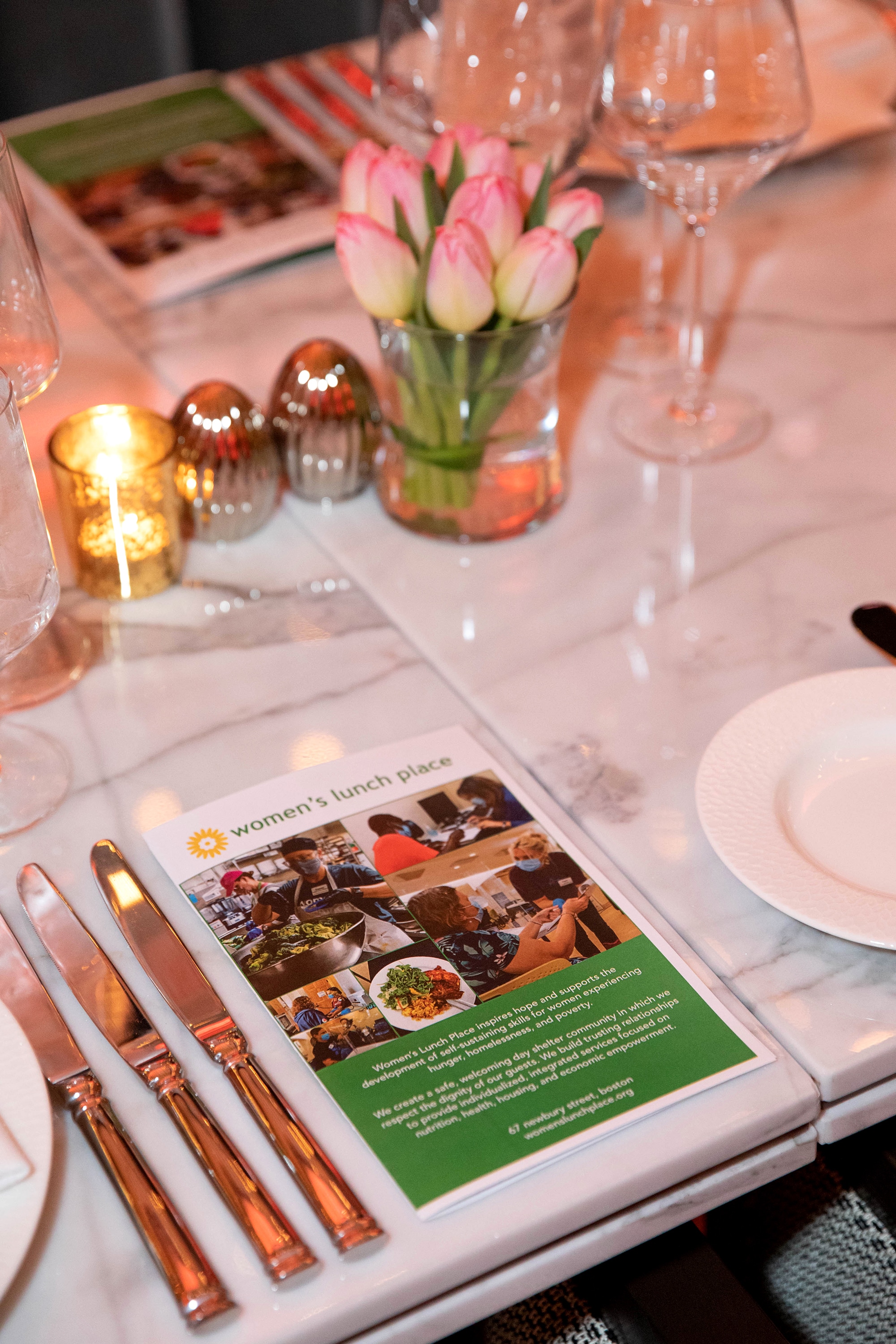 Join us in celebrating Women's History Month with a special Women's Day dinner in support of Women's Lunch Place, a daytime shelter and advocacy center in Boston aiding women facing hunger, homelessness and poverty. 