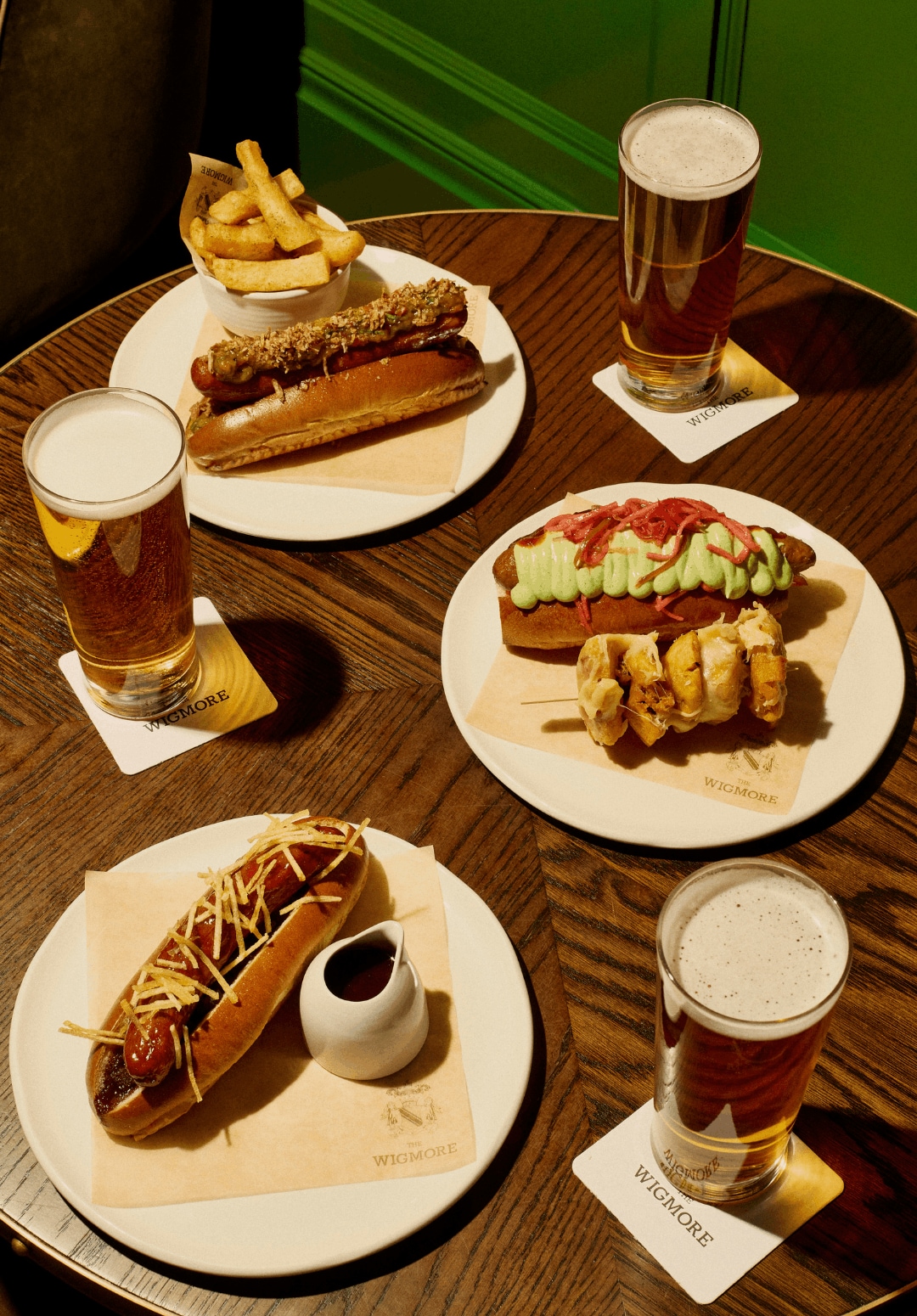 Langham London Wigmore World Cup Hot Dogs