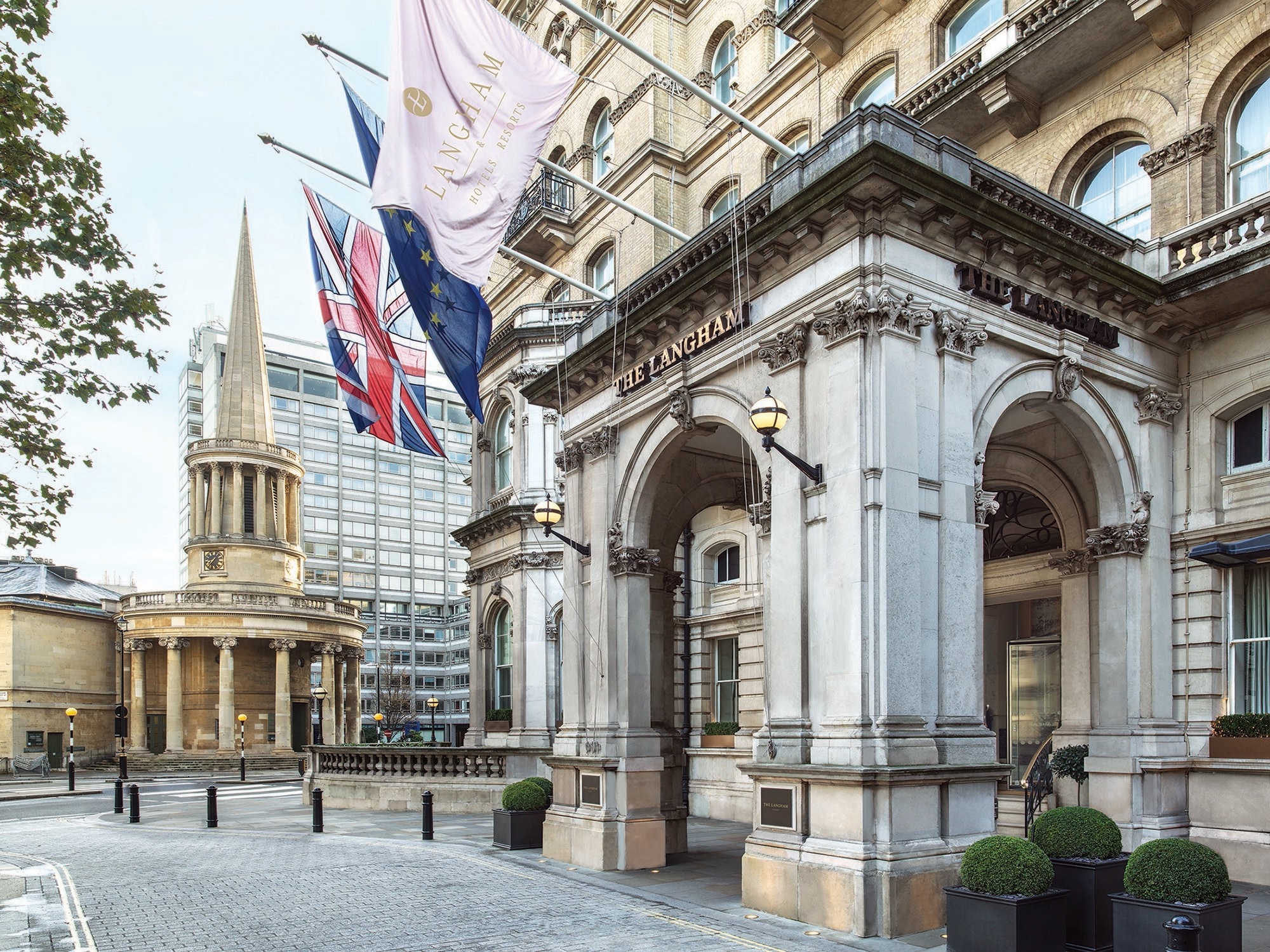 The Langham London Entrance